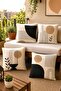 Abstract Lines Patterned 4-Piece Throw Pillow Cover Set - 2