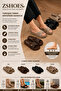 Women's Staple Detailed Orthopedic Soft Sole Slippers (Suitable for Indoor Use) - 4