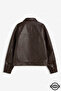 Brshk Model Relaxed Fit Four Seasons Viral Men's Leather Jacket Coat - 5