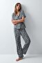 Leaf print classic pyjamas - 3