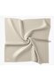 Twill Silk Scarf Geometric Pattern Cream - 5