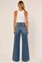 Wide Leg Denim Pants - 3