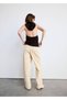 Halter yaka triko bluz - 4