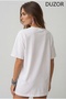 Women's Cherries Leopard Tshirt White - 6