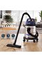 SF-2292 Wet & Dry Vacuum Cleaner 1800W, 15L Large Capacity, Stainless Steel Tank, Powerful Suction, Blower Function, Multi-Surface Cleaning, Portable Design with Wheels for Home, Office, Car a - 2