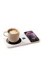 Mug warmer with wireless smartphone charging function, white - 2
