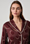 Patterned Comfortable Cut Pajama Set - 4