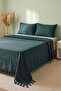 Zümrüt Natural Double Printed Pique & Bedspread 200X230 cm - 4