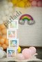 Transparent White Balloon Box and Balloon Set with Letter S DIY Baby Kids Birthday Ornament - 2