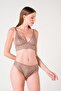 Cupless Lace Bralette Bra Set - 2