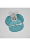 Liquid Proof Bib & High Chair Cover - Blw Set / Baby Bib Aqua - 3