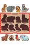 Wooden Turkish Forest Animals-fruits-professions-shapes Set of 4 Educational-tutorial Puzzle - 3