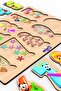 Wooden French Forest Animals-vegetables-professions-numbers Set of 4 Educational-tutorial Puzzle - 8