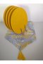 Yellow Coral Patterned Runner (4 Light Yellow Pads)