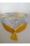 Yellow Coral Patterned Runner (4 Light Yellow Pads) - 2
