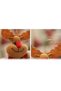 New Year Christmas Collectible Large Furry Fabric Pine Tree Ornament Santa Claus Decoration - 4