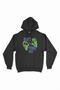 Green Don'T Panic Bro Black Hooded Sweatshirt Hoodie
