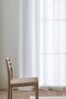 Natural Linen Look Off-White Tulle Curtain (No Pleats)