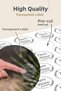 100 Pieces of Transparent Wedding, Engagement, Henna, Promise, Circumcision, Gift Package Labels - Model 3 - 4