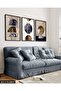 Circular and Linear Poster 3 Pieces Wooden Framed Painting Act
