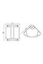 25-172 - Karmi̇na Glass Oval Sponge Holder Double 18*18 - 2