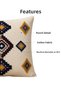 40X40 cm Punch Embroidered Decorative Throw Pillow Cover |   Ethnic Patterned Bohemian Pillowcase - 2