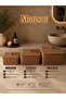 Luxury Rattan 3-Piece Organizer Basket with Lid - Bathroom and Home Organizer Set Mrl-105A - 2