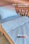 100% Cotton Poplin Children's Youth Duvet Cover Set 3 Piece Duvet Cover Set with Elastic Sheet 120X200 - 3