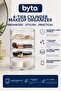 4-Tier Transparent Cylinder Makeup Organizer – Cosmetic, Jewelry, and Accessory Organizer
