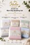 Ranforce Non-Elastic Sheet Set Double Size Raw Cotton Pillowcase Included 4 Corner Apara Stitched 220*240 cm - 4
