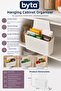 Hanging Cabinet Organizer – Multi-Purpose Under-Shelf Storage Basket for Kitchen and Bathroom