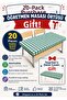 Elastic School Desk Cover 20Pcs 110X40 cm | Washable, Durable, Polyester Stain-Resistant Fabric (Teacher's Desk Gift) - 3