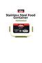 4 Compartment Stainless Steel Lunch Box Br-6671 26X20X7Cm - 3