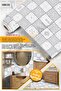 Code-232 Water Resistant Kitchen Bathroom Floor Marble Furniture Tile Adhesive Foil Covering