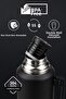 1.5 Liter Stainless Steel Thermos Black, High-Quality Camping Thermos - 3