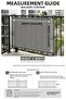 Gray White 4-Sided Lace-Up Balcony Iron Curtain, Durable Outdoor Balcony Curtain That Provides Privacy - 3