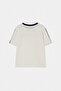 Navy Blue-Ecru 2-Piece Boys' Striped Knitted T-Shirt Tkdss26Ts00037 - 11