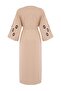Beige Woven Maxi Beach Kimono & Kaftan with Embroidery Detail Tbess26Km00009 - 7
