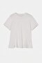 Ekru Peplum Kısa Kollu %100 Pamuk Örme Bluz TBBSS26AF00166 - 7