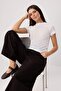 Ecru Regular/Normal Fit Short Sleeve 100% Cotton Knitted T-Shirt Twoss26Ts00284