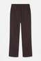 Brown Bow Collar Slit Zipper Blouse Elastic Waist Pleated Trousers Tdrss26Au00060 - 5