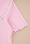 Pembe %100 Pamuklu Yaka Detaylı Fitilli/Pointel Örme Pijama Takımı THMSS26PT00253 - 8