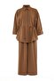 Kahverengi Keten Görünümlü Bluz Geniş Paça Pantolon Alt Üst Takım TCTSS26US00076 - 5