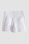 White Dolphined High Waist City Boy Denim Shorts Twoss26Sr00068 - 7