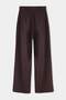 Koyu Kahverengi Cep Detaylı Wide Leg /Geniş Paça Yumuşak Kumaş Pantolon TWOAW27PL00031 - 7