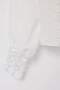 White Appliqué Ribbon and Lace Accessory Detailed Padded Shirt Tdrss26Go00129 - 6