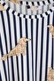 Multi Color 100% Cotton Striped and Dog Patterned Knitted Pajamas Set Thmaw27Pt00142 - 8