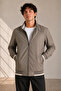 Men's Mock Neck Spring Windbreaker - 3