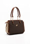 5-Eye Chain Hand Strap Detailed Women's Bag with Shoulder Strap