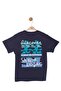 Nk boys' back print shape print short sleeve t-shirt 4-8 years navy - 5